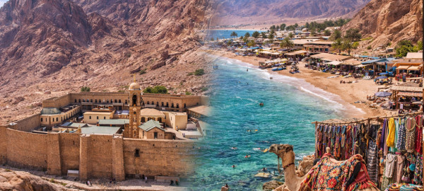 Full-Day Tour to St. Catherine’s Monastery and Dahab – From Sharm El Sheikh